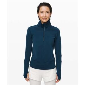 Lululemon Run to Reset Small Half Zip Night Diver Pullover Size Small (SW100THRI
